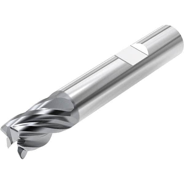 Niagara Cutter - 5/8" Diam 5 Flute Solid Carbide 0.06" Corner Radius End Mill - Caliber Tooling