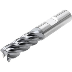 Niagara Cutter - 1/2" Diam 5 Flute Solid Carbide 0.0312" Corner Radius End Mill - Caliber Tooling