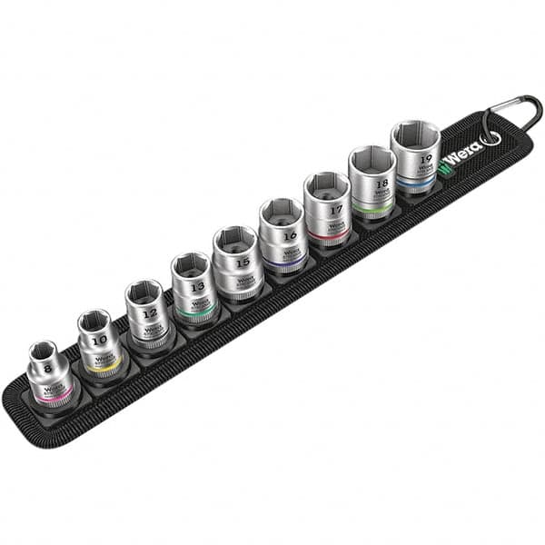 Wera - Hex & Torx Bit Socket Sets Type: Hex Bit Socket Set Drive Size: 3/8 - Caliber Tooling