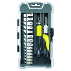 95618 18 Pieces Precision Hobby Knife Set - Caliber Tooling