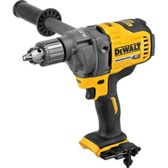 DeWALT - 60 Volt 1/2" Chuck Mid-Handle Cordless Drill - 600 RPM, Keyed Chuck, Reversible, Lithium-Ion Batteries Not Included - Caliber Tooling