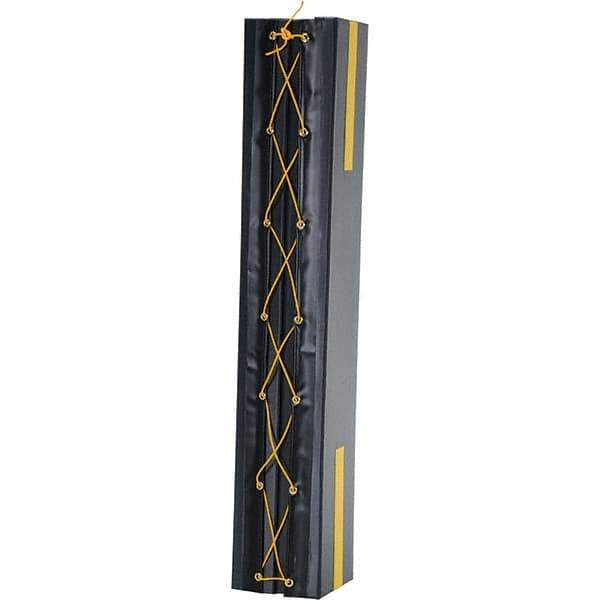 Vestil - 6" High, Column Protector - Fits 7" Columns, Black - Caliber Tooling