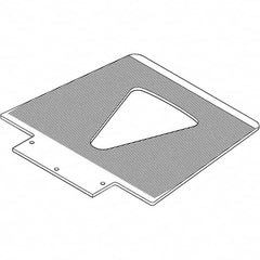 Wesco Industrial Products - 16-1/2" Wide x 13.4" Deep Hand Truck Toe Plate - 375 Lb Load Capacity - Caliber Tooling