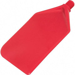 Carlisle - Sparta Red Nylon Mixing Paddle without Holes - 7-1/2" Overall Length - Caliber Tooling