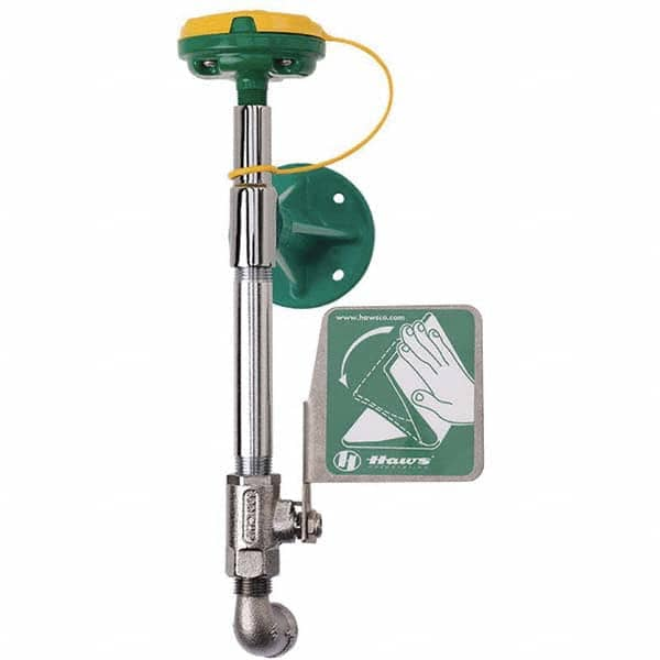 Haws - Plumbed Eye & Face Wash Stations Type: Eye/Face Wash Mount: Wall Mount - Caliber Tooling