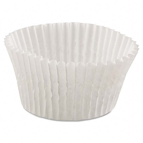 Hoffmaster - Fluted Bake Cups, 4 1/2 Diam x 1 1/4h, White, 500/Pack, 20 Pack/Carton - Caliber Tooling