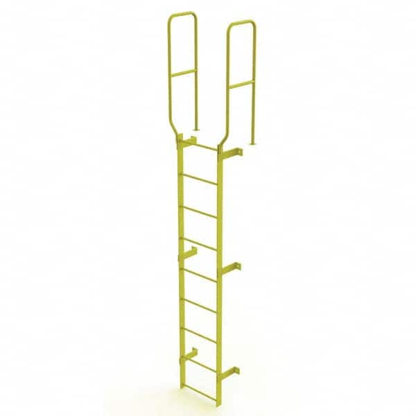 TRI-ARC - Rolling & Wall Mounted Ladders & Platforms Type: Fixed Ladder Style: Safety Cage - Caliber Tooling