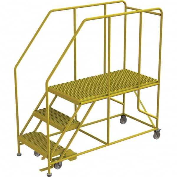 TRI-ARC - Rolling & Wall Mounted Ladders & Platforms Type: Rolling Work Platform Style: Steel Work Platform - Caliber Tooling