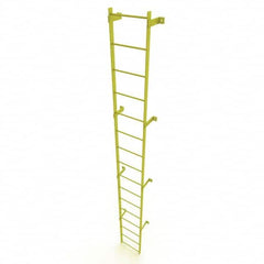 TRI-ARC - Rolling & Wall Mounted Ladders & Platforms Type: Fixed Ladder Style: Safety Cage - Caliber Tooling