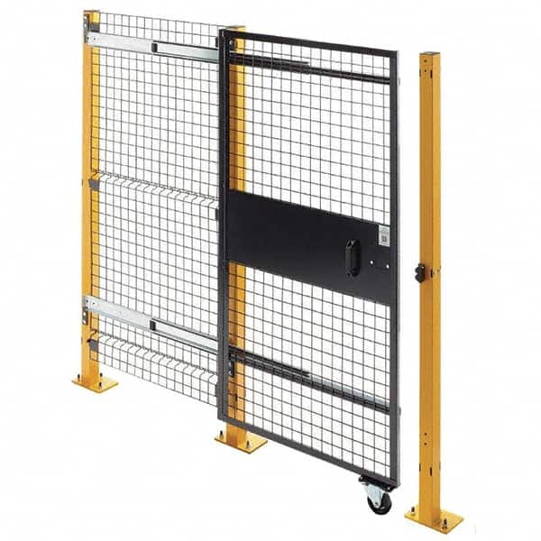 Husky - 5' Wide x 6' High, Sliding Door for Temporary Structures - Caliber Tooling