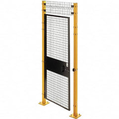 Husky - 4' Wide x 8' High, Swing Door for Temporary Structures - Caliber Tooling