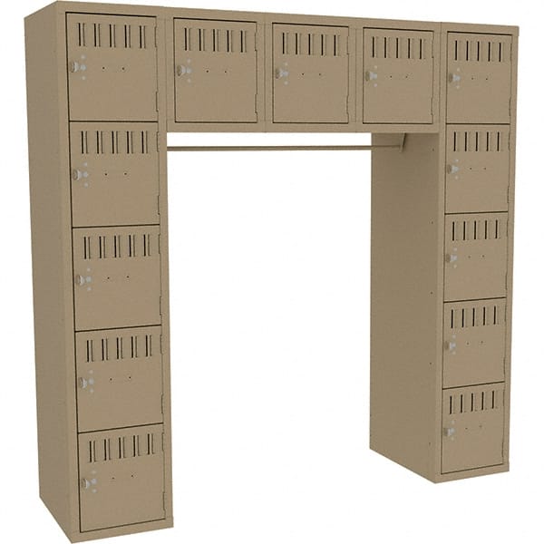 Tennsco - 15 Door, 15 Tier, Welded Locker - Caliber Tooling