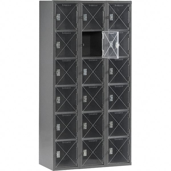 Tennsco - 18 Door, 6 Tier, Welded Locker - Caliber Tooling