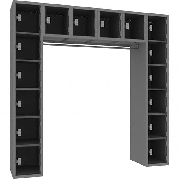 Tennsco - 16 Door, Single Tier, Welded Locker - Caliber Tooling