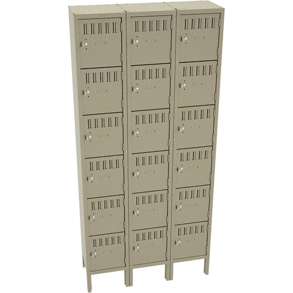 Tennsco - 18 Door, 6 Tier, Locker - Caliber Tooling