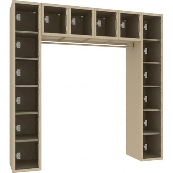 Tennsco - 16 Door, Single Tier, Welded Locker - Caliber Tooling