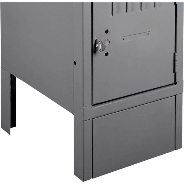 Tennsco - 15" Wide x 6" High x 1/2" Deep, Locker Closed Front Base - Caliber Tooling