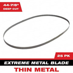 Milwaukee Tool - 44-7/8" x 0.8" x 0.02" 12-14 TPI Bi-Metal Portable Band Saw Blade - Caliber Tooling