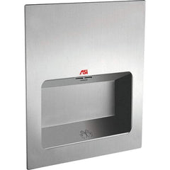 ASI-American Specialties, Inc. - 1000 Watt Satin Stainless Steel Finish Electric Hand Dryer - 277 Volts, 5.2 Amps, 12-19/32" Wide x 15-3/4" High x 4-1/16" Deep - Caliber Tooling