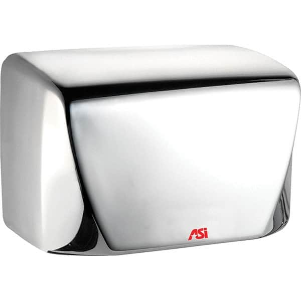 ASI-American Specialties, Inc. - 1000 Watt Satin Stainless Steel Finish Electric Hand Dryer - 110/120 Volts, 5.2 Amps, 9-25/32" Wide x 6-5/8" High x 5-13/32" Deep - Caliber Tooling