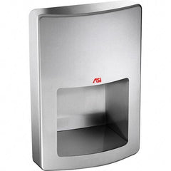 ASI-American Specialties, Inc. - 1000 Watt Satin Stainless Steel Finish Electric Hand Dryer - 120 Volts, 8.3 Amps, 11" Wide x 15-1/2" High x 5-23/32" Deep - Caliber Tooling