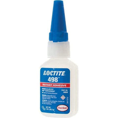 Loctite - 1 oz Bottle Clear Instant Adhesive - 498 SUPERBONDER 1OZ LOCTITE SPDBNDER ADHS - Caliber Tooling