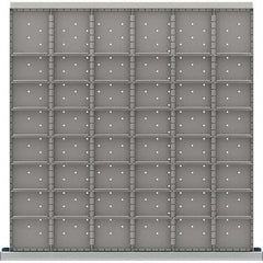 LISTA - 48-Compartment Drawer Divider Layout for 3.15" High Drawers - Caliber Tooling