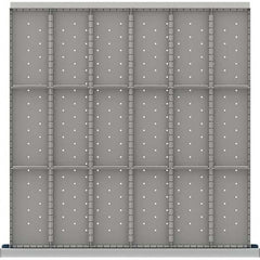 LISTA - 18-Compartment Drawer Divider Layout for 3.15" High Drawers - Caliber Tooling