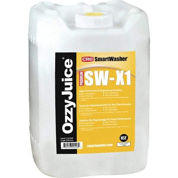 CRC - Parts Washing Solutions & Solvents Solution Type: Water-Based Container Size Range: 5 Gal. - 49.9 Gal. - Caliber Tooling