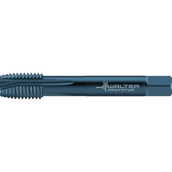 Walter-Prototyp - 3/4-10 UNC 4 Flute 2B Plug Spiral Point Tap - High Speed Steel, Oxide Finish, Right Hand Thread, Series TC217 - Exact Industrial Supply