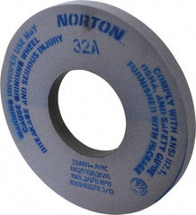 Norton - 12" Diam x 5" Hole x 1" Thick, J Hardness, 60 Grit Surface Grinding Wheel - Aluminum Oxide, Type 1, Medium Grade, 2,070 Max RPM, Vitrified Bond, No Recess - Caliber Tooling