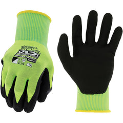 Mechanix Wear - Size M (8) Nitrile Coated Nylon High Visibility Work Gloves - Caliber Tooling