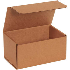 Made in USA - Pack of (50), 5" Wide x 8" Long x 4" High Corrugated Shipping Boxes - Caliber Tooling