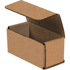 Made in USA - Pack of (50), 2" Wide x 4" Long x 2" High Corrugated Shipping Boxes - Caliber Tooling