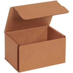 Made in USA - Pack of (50), 4-7/8" Wide x 6-1/2" Long x 3-3/4" High Corrugated Shipping Boxes - Caliber Tooling