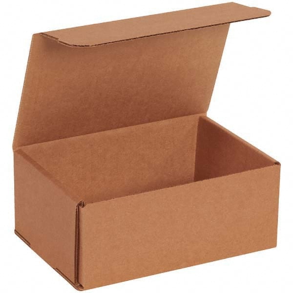 Made in USA - Pack of (50), 6" Wide x 7" Long x 3" High Corrugated Shipping Boxes - Caliber Tooling