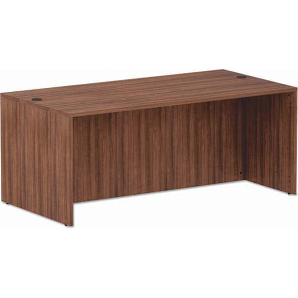 ALERA - Office Desks Type: Straight Front Desk Shell Color: Modern Walnut - Caliber Tooling