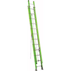 Werner - Extension Ladders; Type: Extension Ladder ; Height (Feet): 28.000 ; Material: Fiberglass ; Load Capacity (Lb.): 300.000 ; Industry Rating: Type IA ; Weight: 56.3000 - Exact Industrial Supply