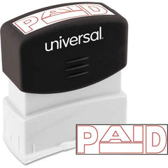 UNIVERSAL - Pre-inked Stock Stamps Type: Message Message: PAID - Caliber Tooling