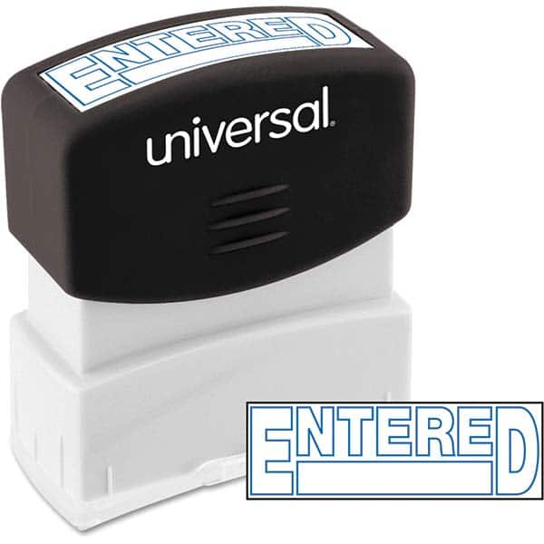 UNIVERSAL - Pre-inked Stock Stamps Type: Message Message: ENTERED - Caliber Tooling