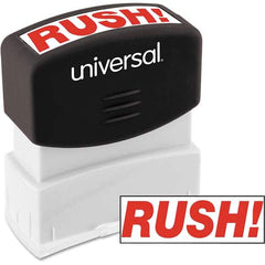 UNIVERSAL - Pre-inked Stock Stamps Type: Message Message: RUSH - Caliber Tooling