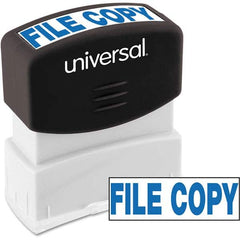 UNIVERSAL - Pre-inked Stock Stamps Type: Message Message: FILE COPY - Caliber Tooling