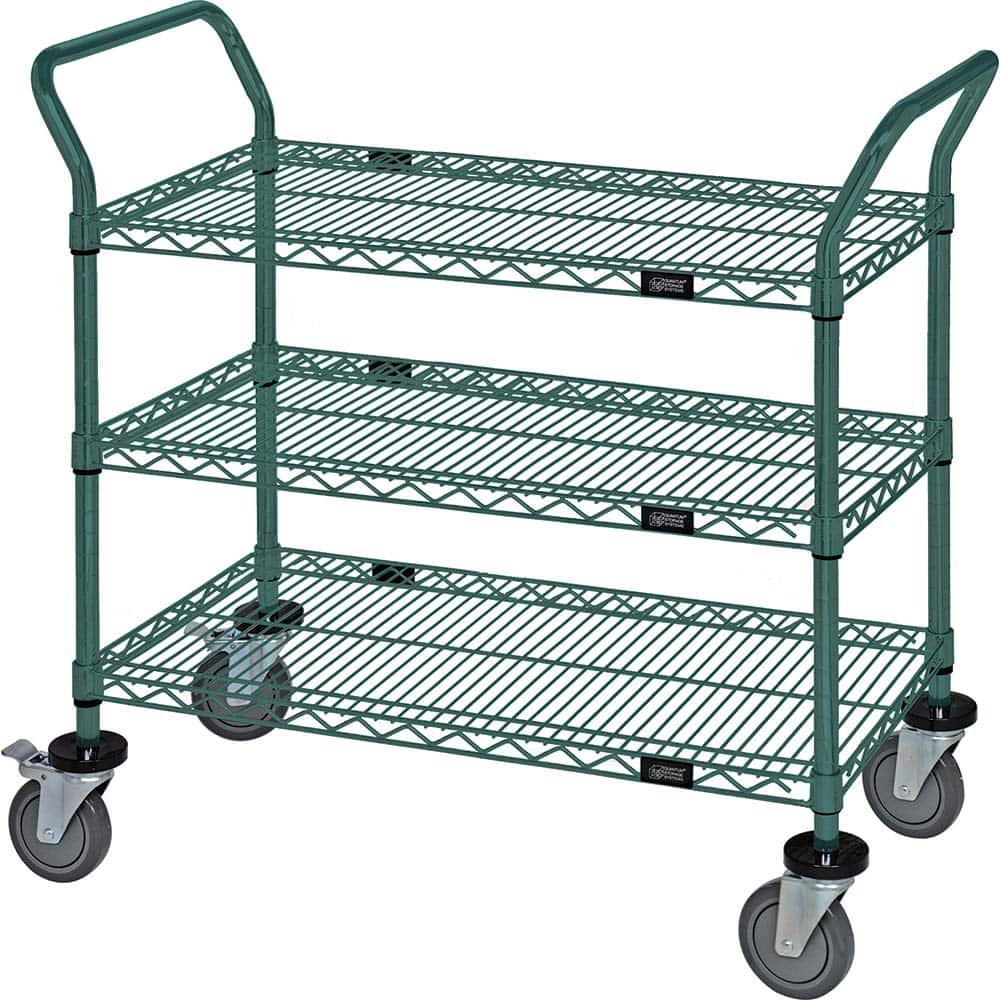 Utility Cart: Steel, Green