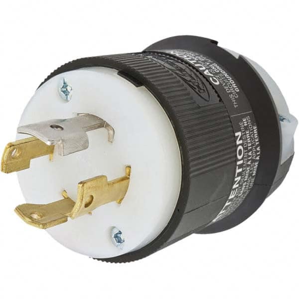 Hubbell Wiring Device-Kellems - 3-Phase Wye 277/480 VAC 30A NEMA L19-30P Industrial Twist Lock Plug - Caliber Tooling