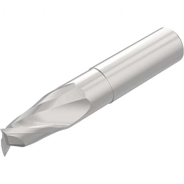 Niagara Cutter - 1/2", 3/4" LOC, 1/2" Shank Diam, 3" OAL, 2 Flute Solid Carbide Square End Mill - Caliber Tooling