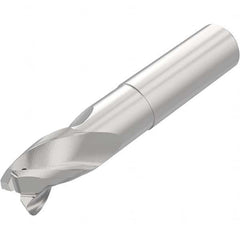 Niagara Cutter - 1/2", 3/4" LOC, 1/2" Shank Diam, 3" OAL, 3 Flute Solid Carbide Square End Mill - Caliber Tooling