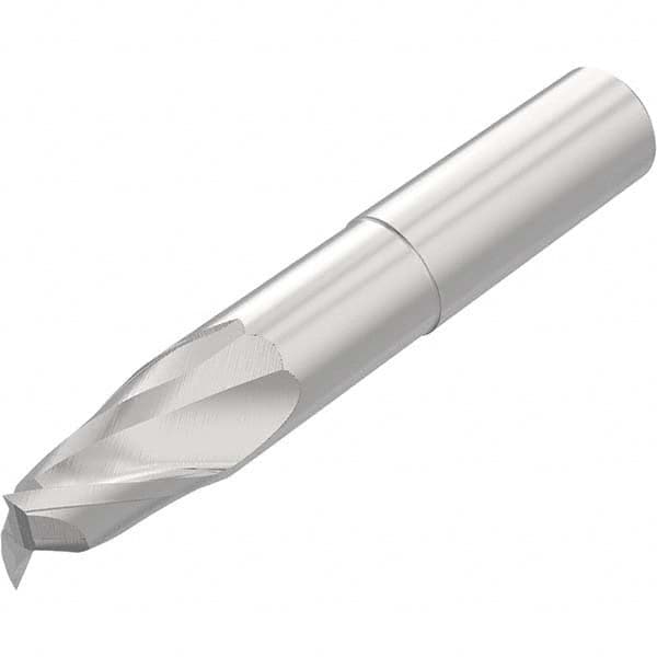 Niagara Cutter - 3/4", 1" LOC, 3/4" Shank Diam, 4-1/2" OAL, 2 Flute Solid Carbide Square End Mill - Caliber Tooling