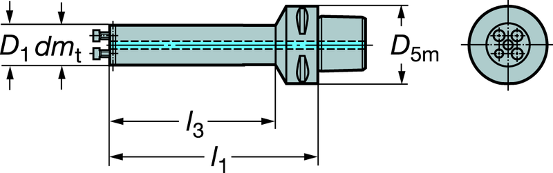 C65703C60287 BORING BAR - Caliber Tooling