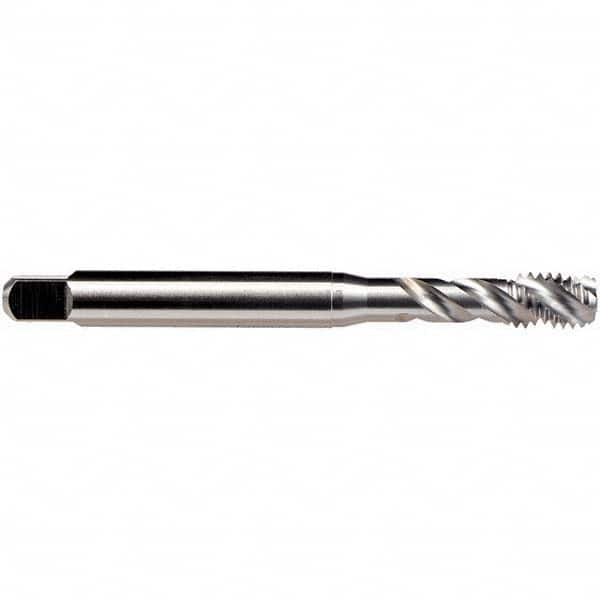 Spiral Flute Tap: M2.50 x, 0.45, M, Bottoming, 6H Class of Fit, Cobalt, Bright/Uncoated Right Hand Flute, Right Hand Thread, D3, Series B0513500