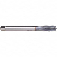 Emuge - M14x1.50 Metric Fine 6H 0 Flute TiCN Finish Powdered Metal Machine Tap - Caliber Tooling